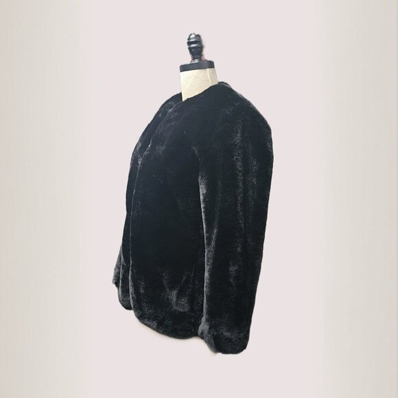 GAP Fur Cropped Jacket - Picture 3 of 4